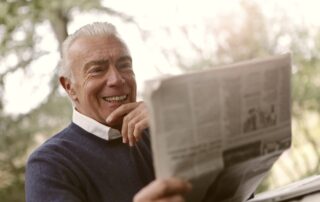 a happy senior