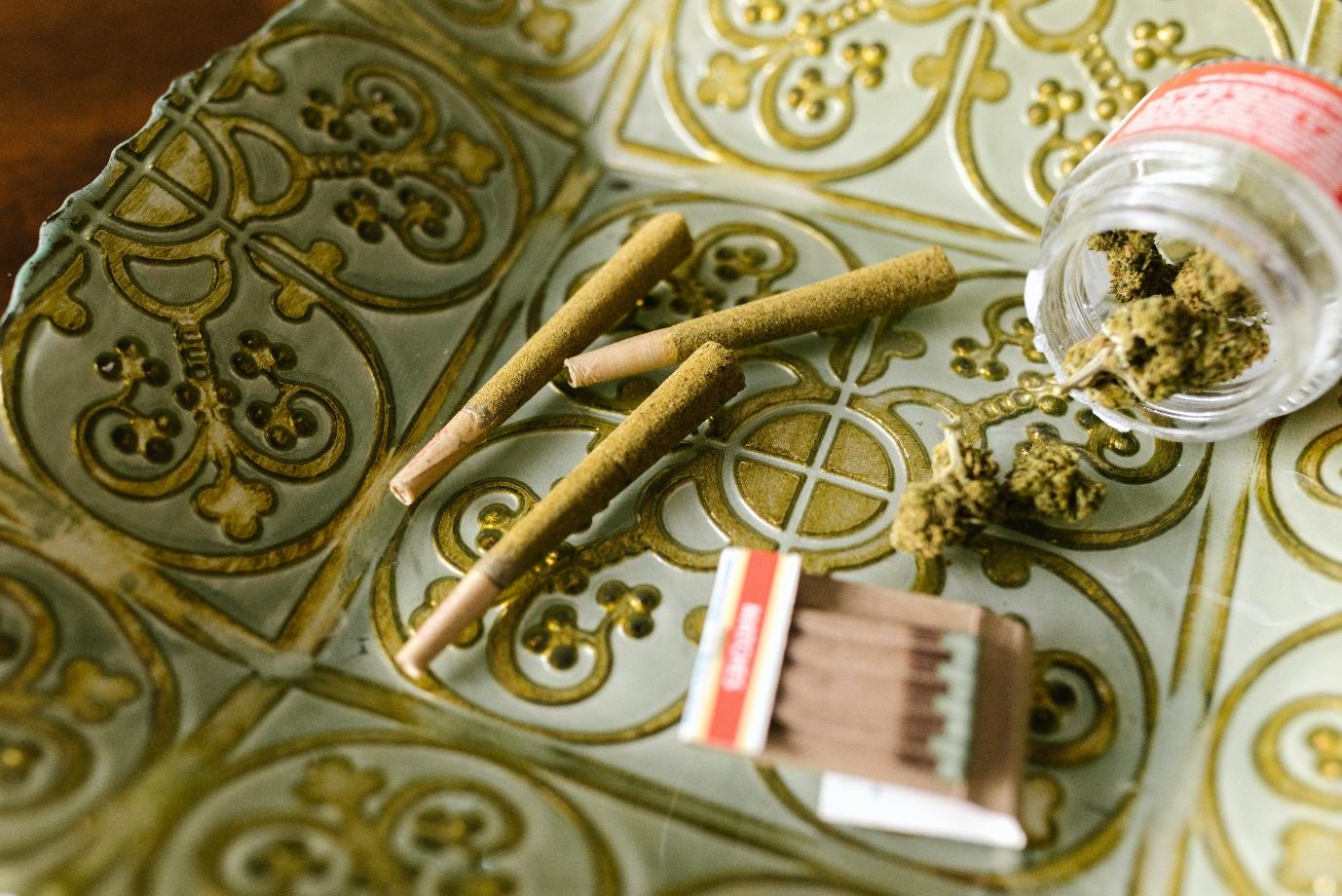 rolled up joints of marijuana